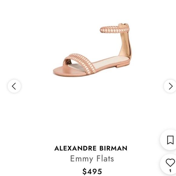 Alexandre Birman Emmy Flats in Beige - Picture 1 of 6